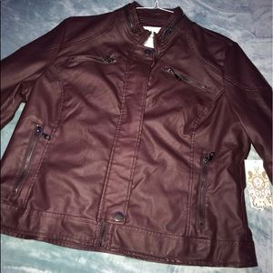 Maralyn & Me Leather Jacket